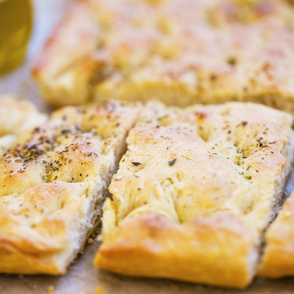 Parmesan & Herb Focaccia Bread Mix, No Knead Italian Bread, Homemade Focaccia, All Natural Ingredients