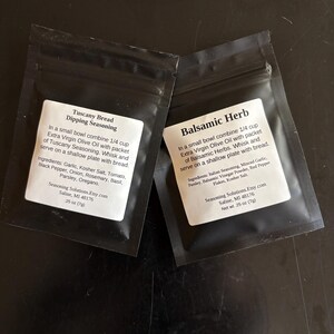 Olive Oil Bread Dipping Herb Gift Set, Italian Seasoning image 4