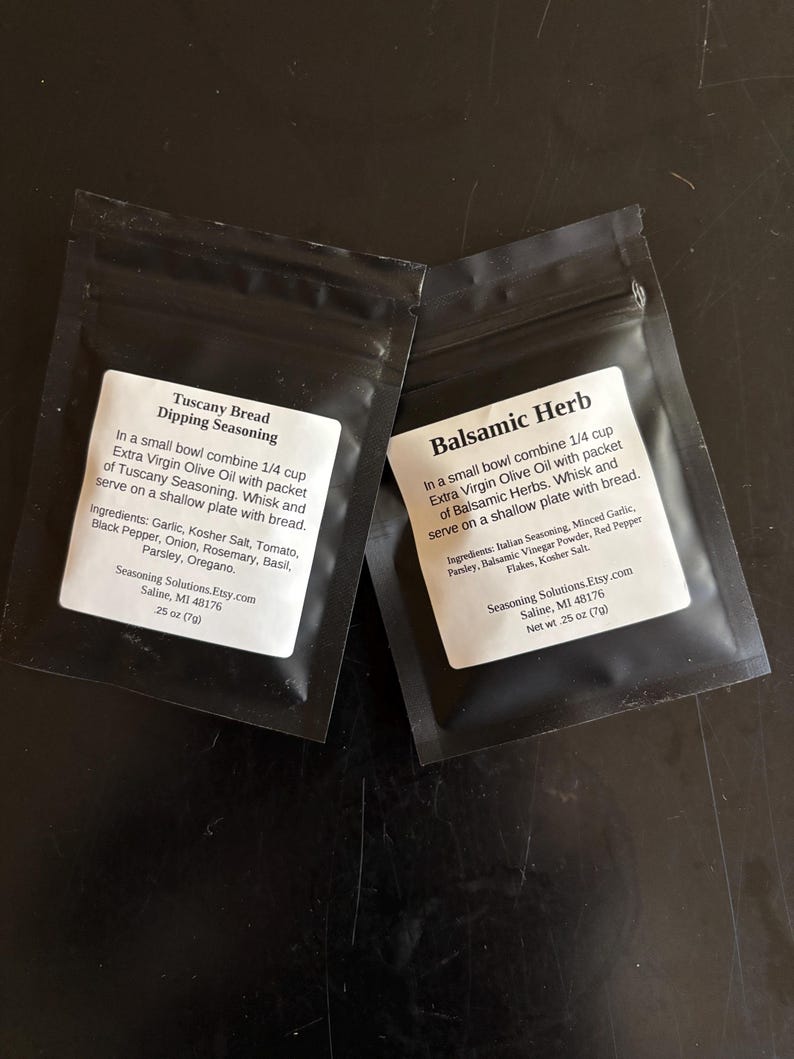 Olive Oil Bread Dipping Herb Gift Set, Italian Seasoning image 4