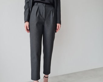 Wool Trousers Women - Etsy