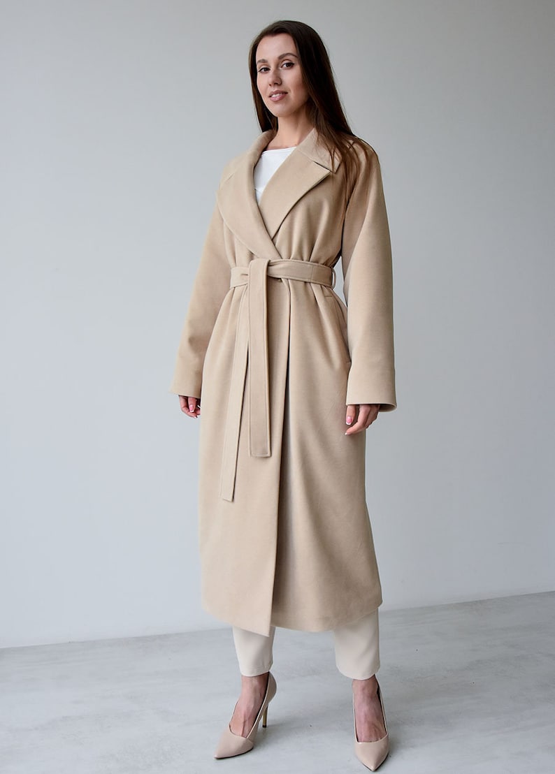 Beaufille - Full-Length Lightweight Wool Coat