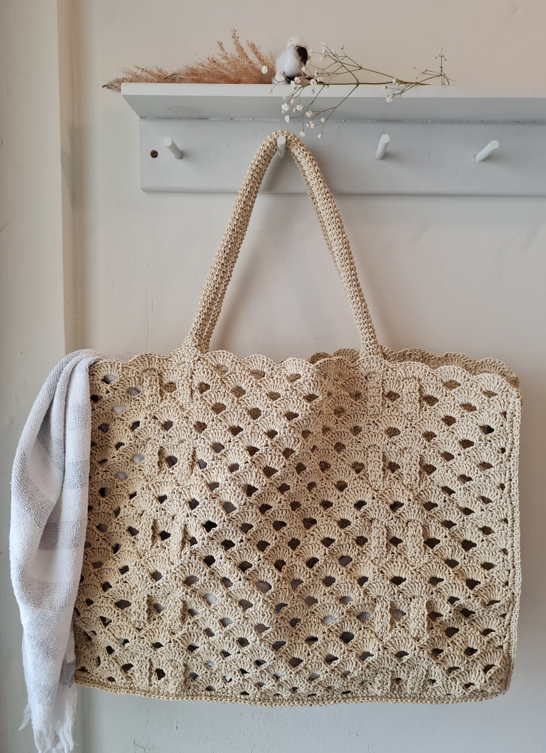 Borsa Shopper Tote Beach Please - Leggera E Colorata Per L'Estate M110 - 2