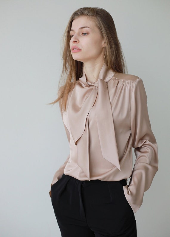 camicie di seta da donna