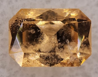 1.78 ct. Natural Sapphire from Sri Lanka - Peach Yellow Natural Sapphire - Custom Cut Gemstone