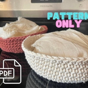 Crochet Banneton (PATTERN ONLY) PDF, instant download