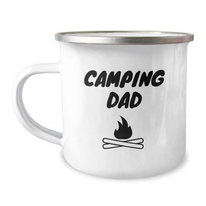 Camping Dad 12oz Enamel Coated Camper Mug
