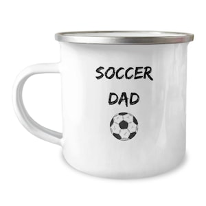 Soccer Dad 12oz Enamel Coated Camper Mug