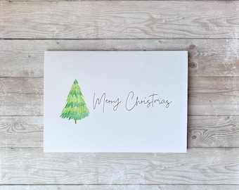 Christmas Pine Tree Card
