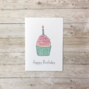 Cupcake Birthday Card