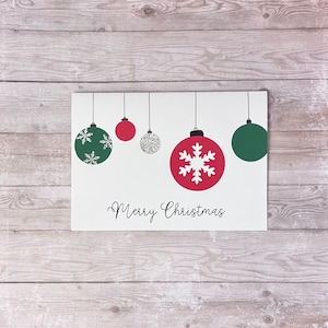 Christmas Ornament Card
