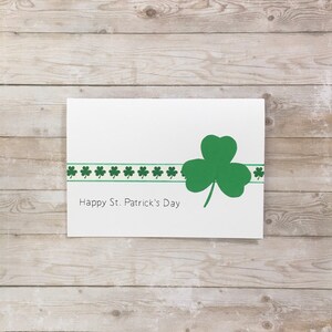 Shamrock Stripe Card