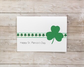 Shamrock Stripe Card
