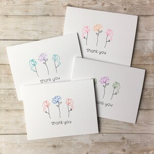 Floral Thank You Card Set