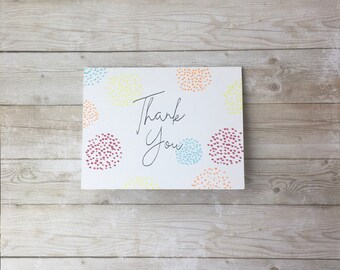 Dotted Thank You Card