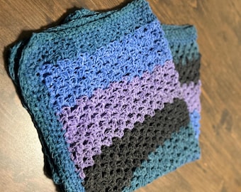 Coraline Tunnel Colored Themed Crochet Blanket (Small)