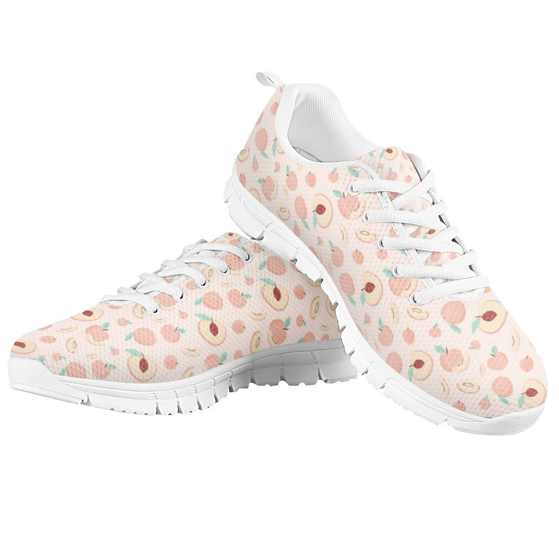 peach casual shoes