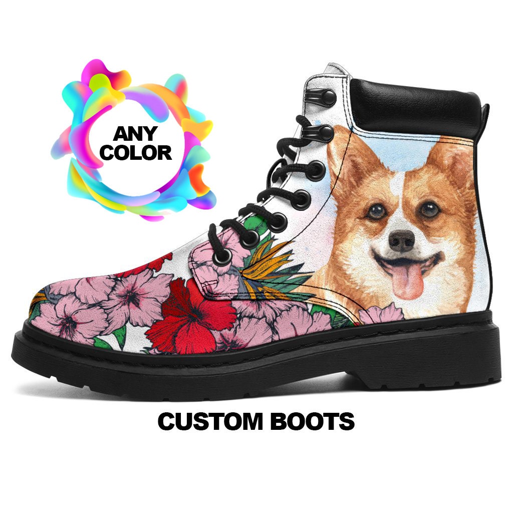 corgi in boots