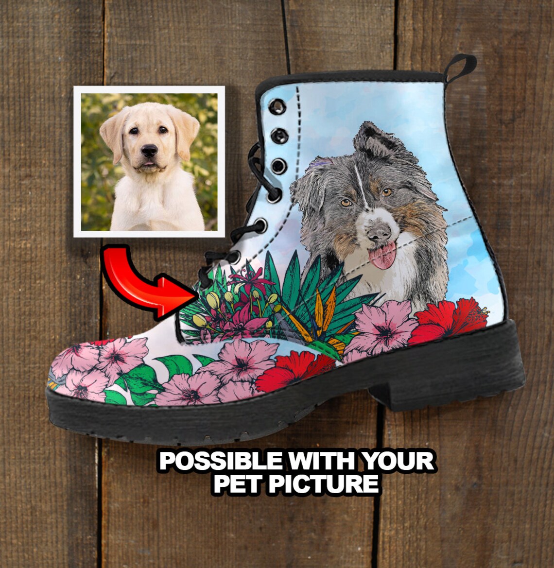 Australian Shepherd BOOTS Australian Shepherd Lovers Custom Etsy