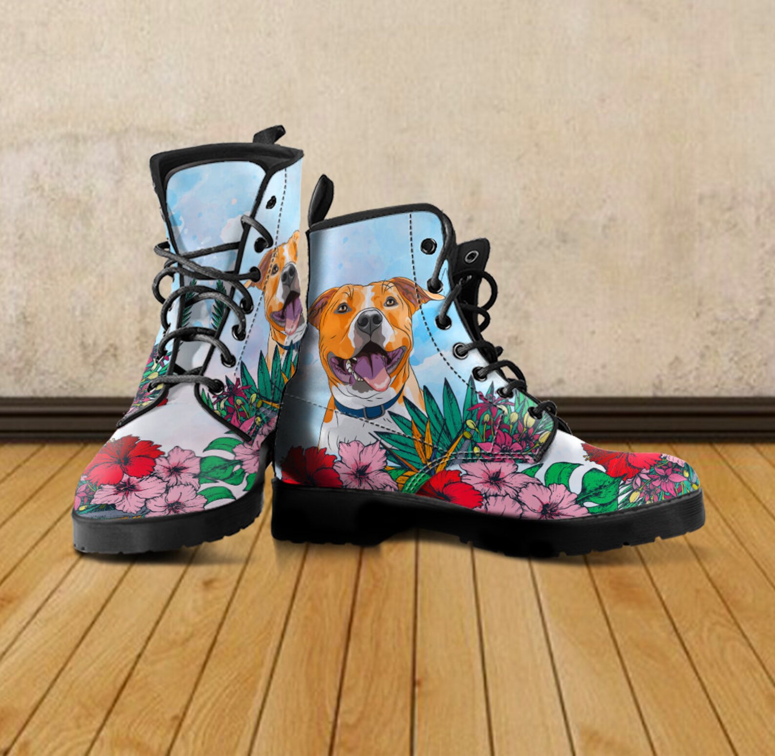 Pit Bull Terrier BOOTS American Staffordshire Terrier Lovers Etsy