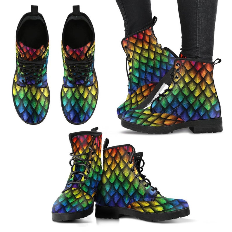 Dragon Skin Boots Handcrafted Women 