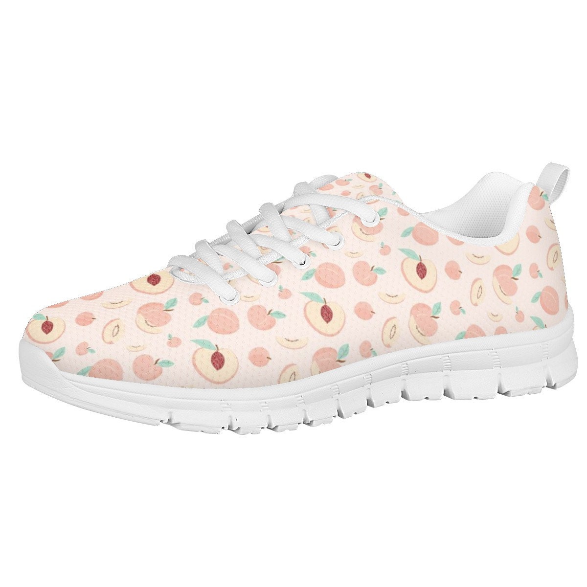 peach coloured trainers