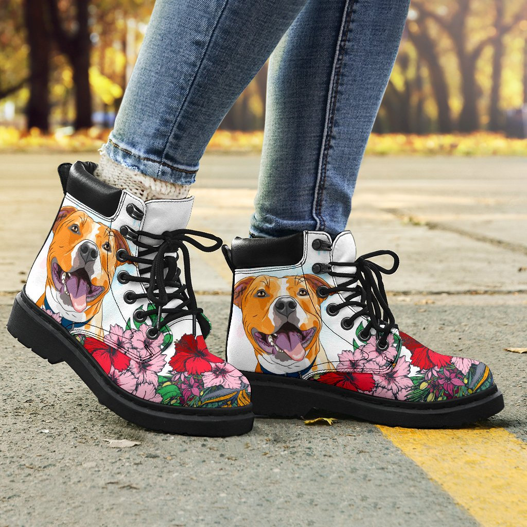 Pit bull Terrier BOOTS American Staffordshire Terrier lovers Etsy
