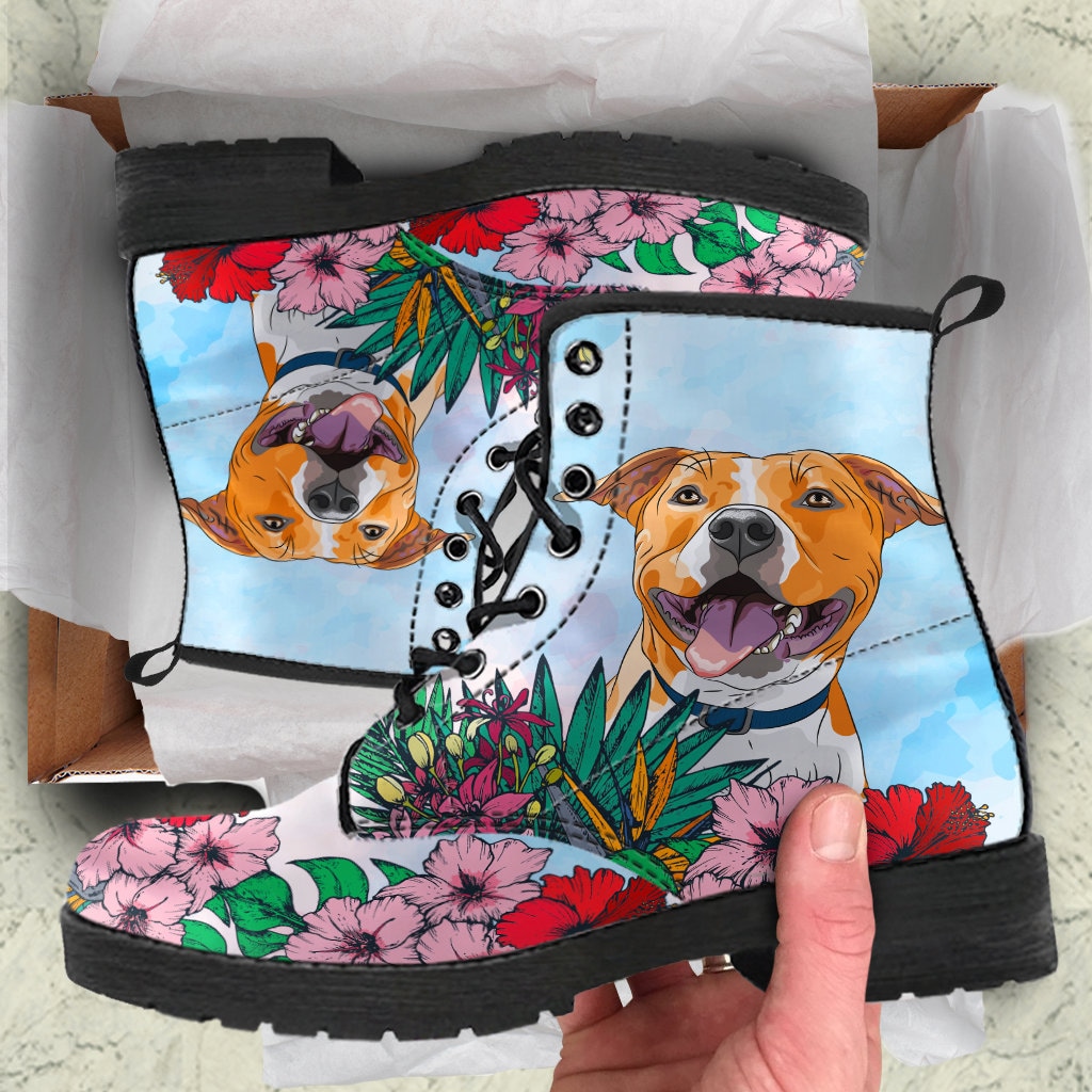 Pit Bull Terrier BOOTS American Staffordshire Terrier Lovers Etsy UK