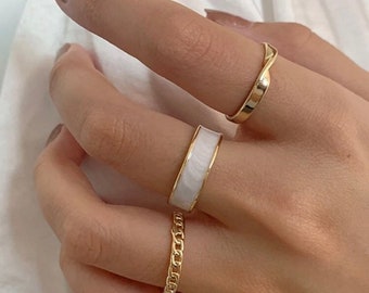 cute gold ring sets