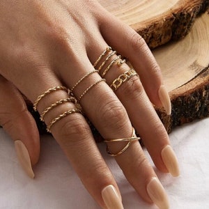 Gold Ring Set