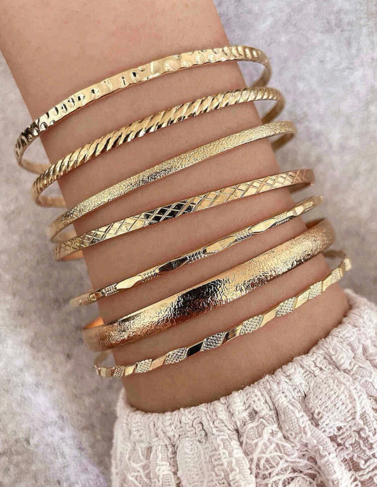 65MM 9K Gold Plated Adult Size Cute Bracelet Hawaiian Jewelry PolynesianHig  Quality Flower Bangles Girls Birthday Party Gifts - AliExpress