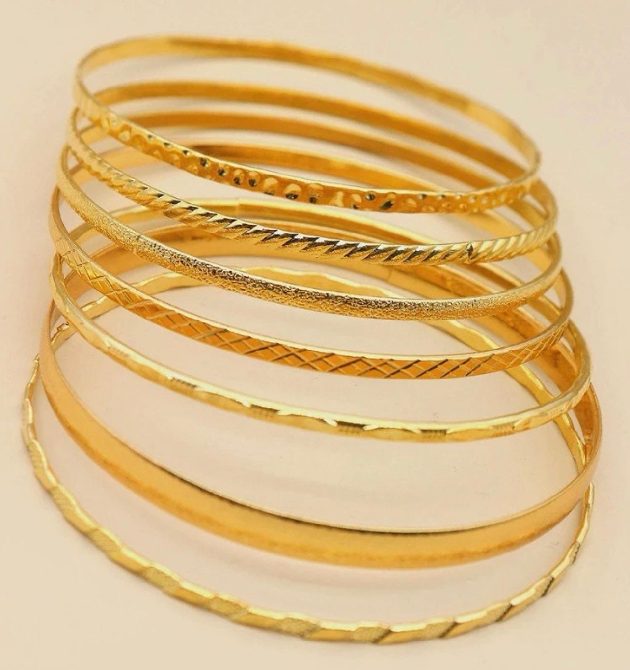 Gold simple bracelet sale design