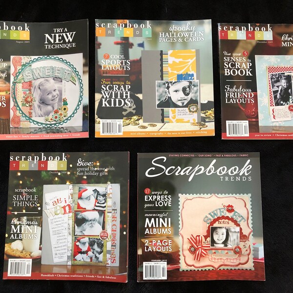 Mini Scrapbook Ideas Etsy