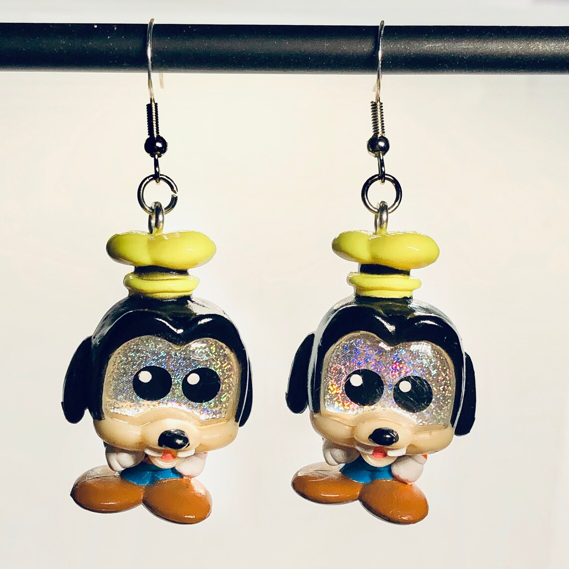 Goofy Earrings Handmade Novelty Earrings Disney Character Etsy