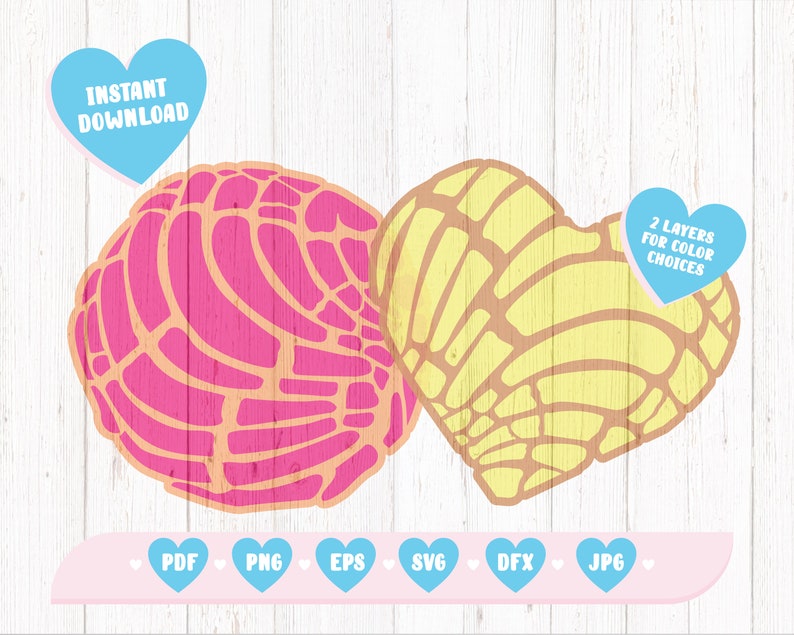 Download Concha svg Pan Dulce svg Sweet bread svg files for cricut ...
