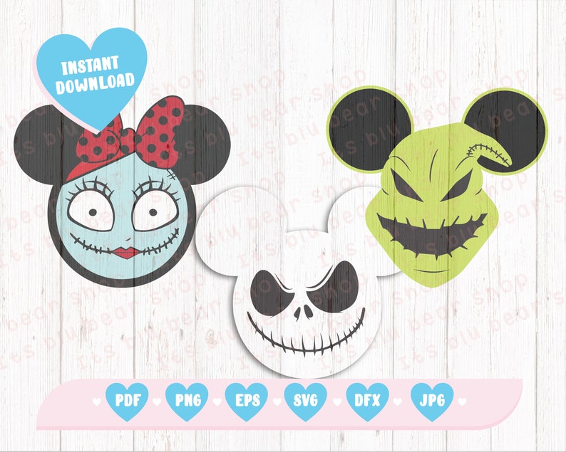 Download Mickey mouse ears Jack Skellington svg Sally Svg Oogie ...