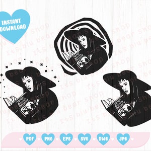 Lydia SVG Beetle juice inspired SVG, Bundle svg, Halloween svg Emo girl svg Goth Girl svg