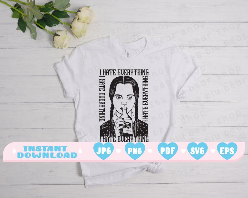 Download Wednesday Addams SVG Halloween svg files Addams family cut ...