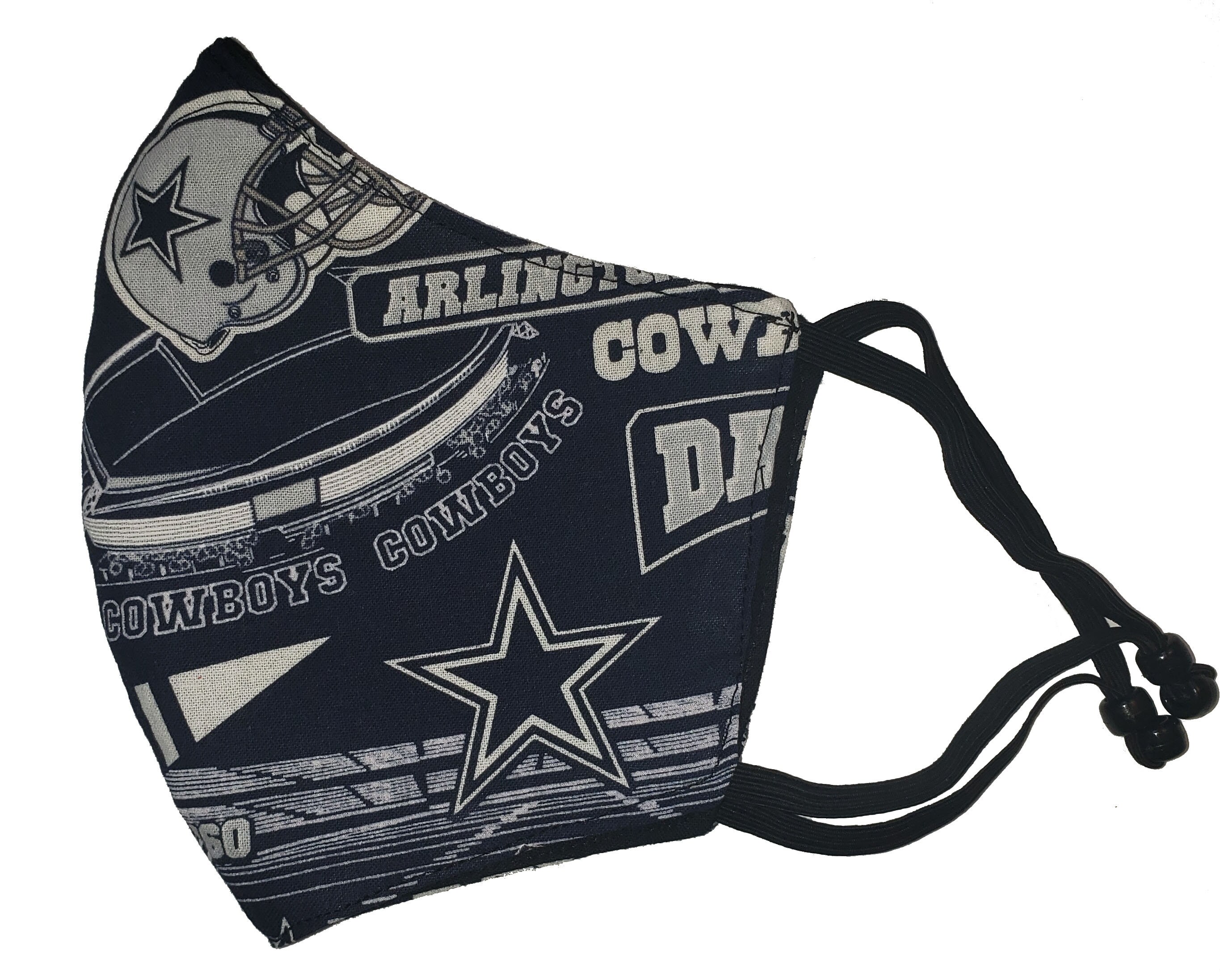 Dallas Cowboys Face Mask Dallas Face Mask Cowboys Face Mask Etsy