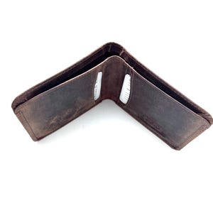SEDONA® Minimalist Bifold Buffalo Leather wallet with RFID Protection