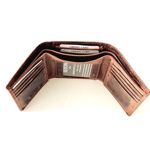 SEDONA® Trifold Geldbörse mit Kartenfächern im Geldscheinfach