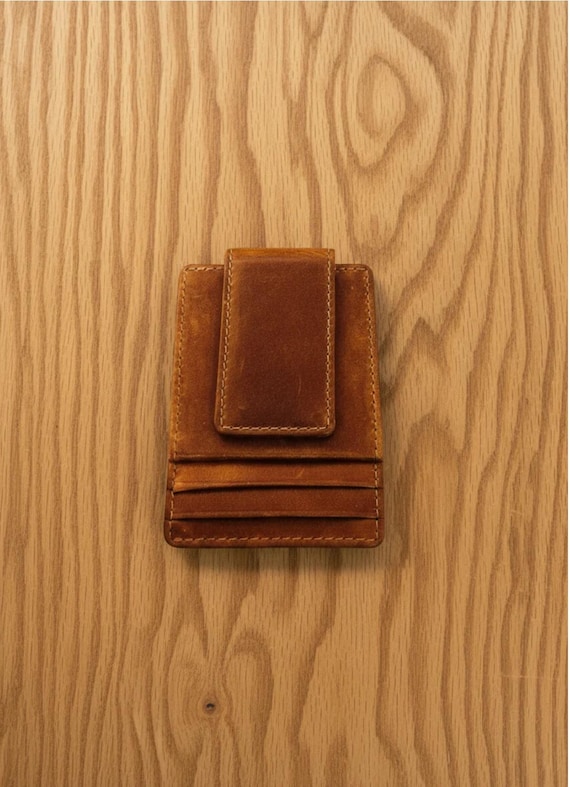 EXTRA STRENGTH Magnetic Money Clip Wallet RFID protected.
