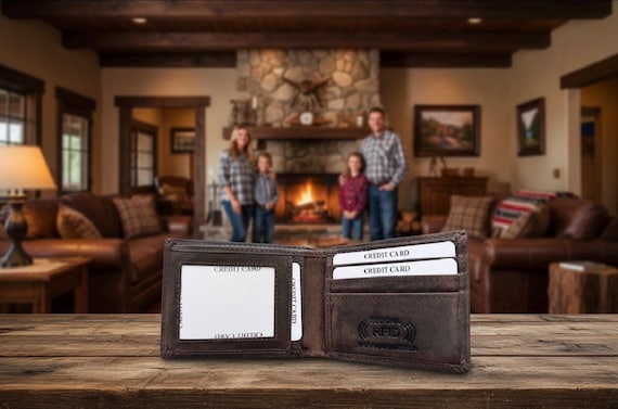 SEDONA Buffalo Leather Minimalist Bifold wallet