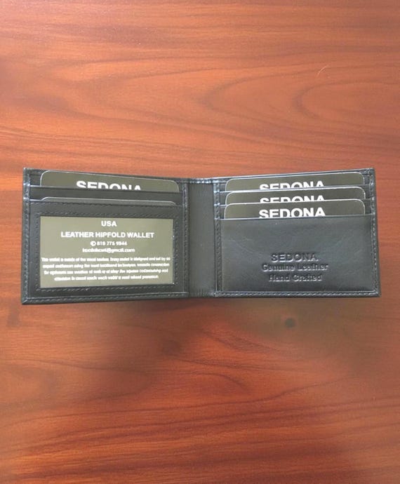 Thin Leather Bifold Wallet