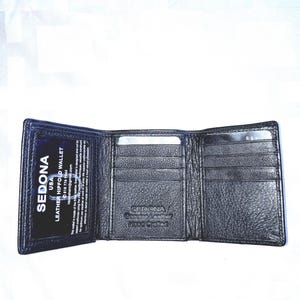 SEDONA® Thin Trifold Wallet Cowhide Leather