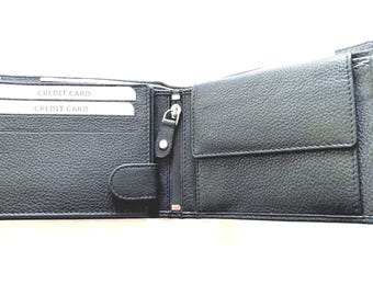 SEDONA® Bifold Leather Wallet with Coin Pocket, 9 Card Slots