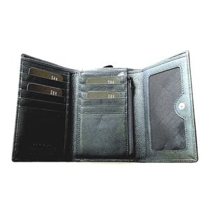 Cartera triple SEDONA® para mujer con cierre a presión