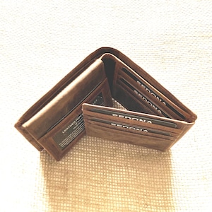 SEDONA® Buffalo Leather Wallet, Vintage look