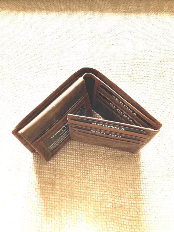 SEDONA® Buffalo Leather Wallet, Vintage look