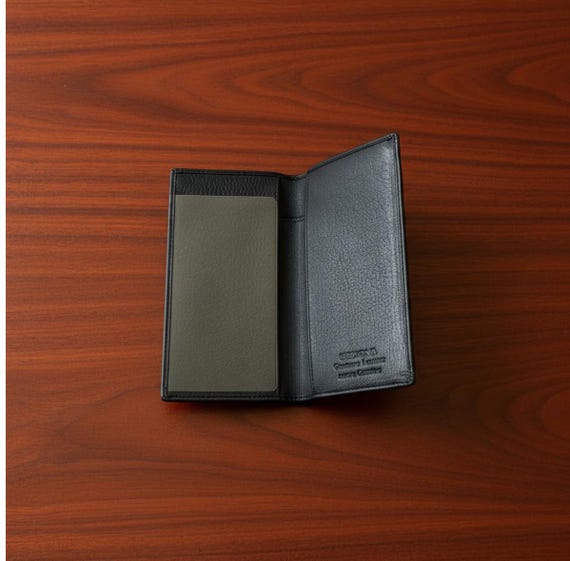 Leather Checkbook cover for duplicate check