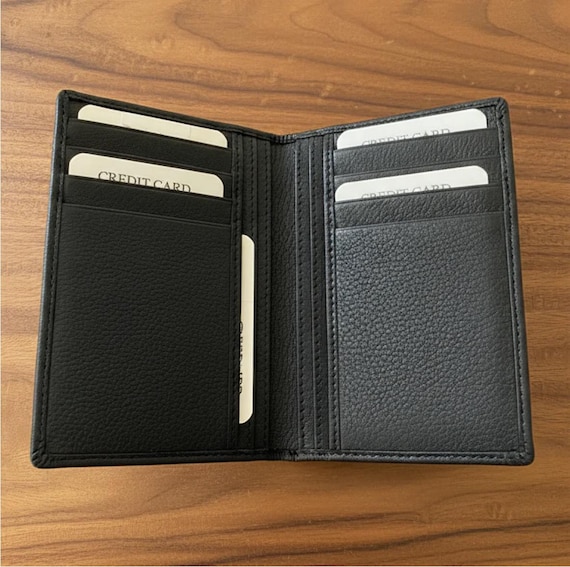 Full Grain Cowhide Leather Minimalist Credit Card Case